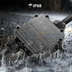 IP68 Y-Shape Underwater Waterproof  3Way 1IN2OUT 4-14mm Power Cord External LED Outdoor Light Lamp Wire Junction Box Connector