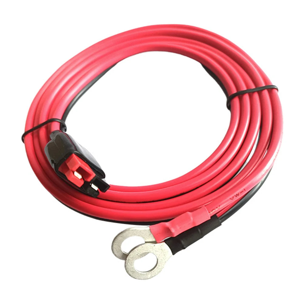 45A For Connector To O-Ring Terminal Battery Connector Cable 10AWG Featuring A 45A For Pole Connector