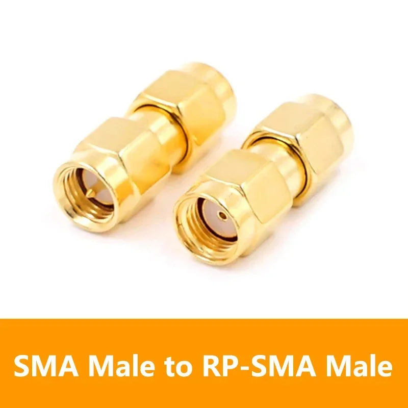 5/20Pcs Golden SMA Male Female Plug RF Coaxial Socket Straight Adapter SMA Connector with Screw Thread