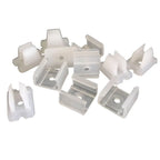 LED Strip Fix Clips Holder Connector Accessories For Fixing 2835 Neon Light 6mm 8mm 12mm 15mm 220V Flexible COB Plastic Buckle