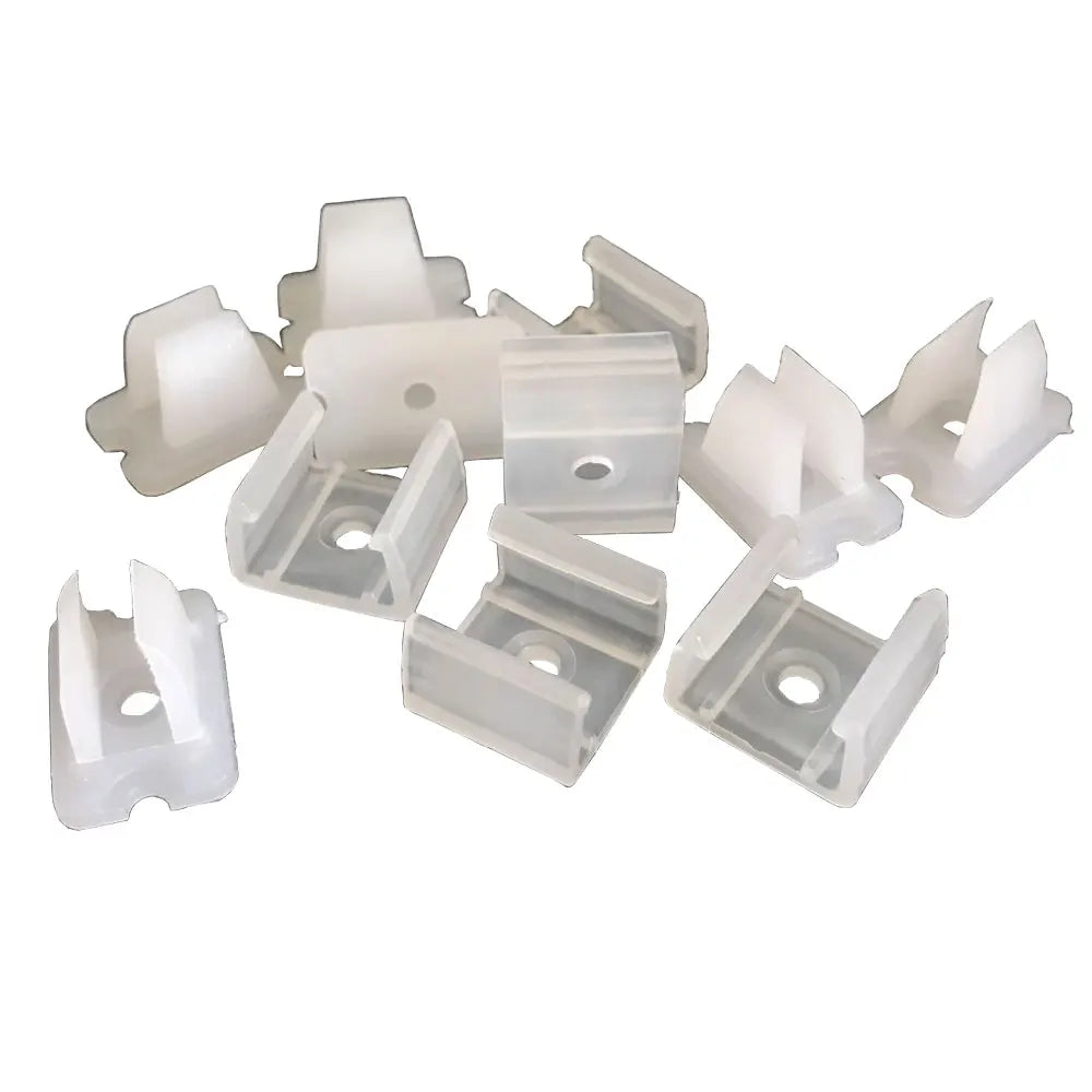 LED Strip Fix Clips Holder Connector Accessories For Fixing 2835 Neon Light 6mm 8mm 12mm 15mm 220V Flexible COB Plastic Buckle