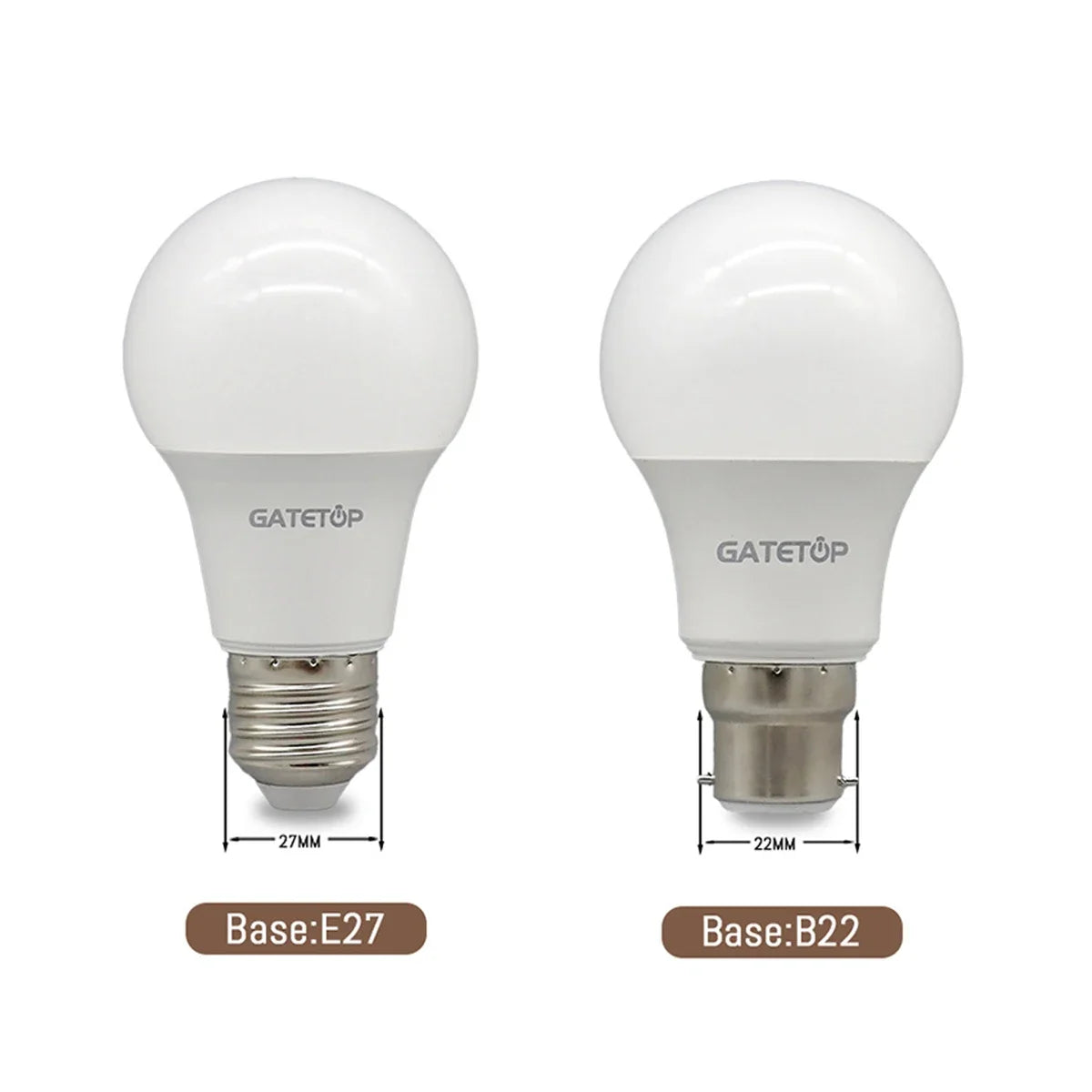 8Pcs E27 LED Bulbs AC 110V 220V 230V Boasting 3W 10W 20W 24W Lamp Warm White for Bedroom Balcony Lighting