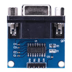 MAX3232 RS232 To TTL Serial Port Converter Module 3.3V-5.5V MAX232 Flashing Board TX RX VCC GND RS232 To TTL Brushboard