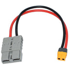 High Quality Gray FOR For Anderson to XT60 Adapter Cable for Portable Power Station 50AMP 600V 12AWG 30cm XT60 Connector