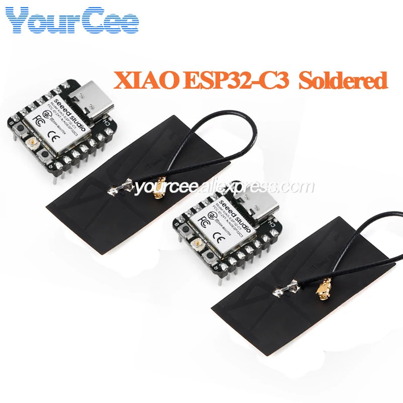 10pcs/1pc ESP32C3 Seeed Studio Seeedstudio XIAO BLE WIFI Wireless Development Board Module ESP32 Tiny MCU 4MB 400KB  For Arduino