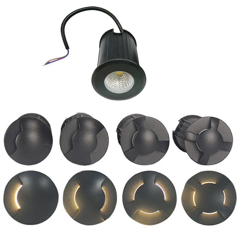 LED Underground Light 5W 3W Waterproof Outdoor Ground Garden Path Floor Buried Yard Spot Landscape IP67 DC12V AC220V 110V