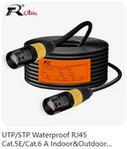 RJ45 Waterproof Network Connector, RJ45 Male Plug Ethernet Connector
