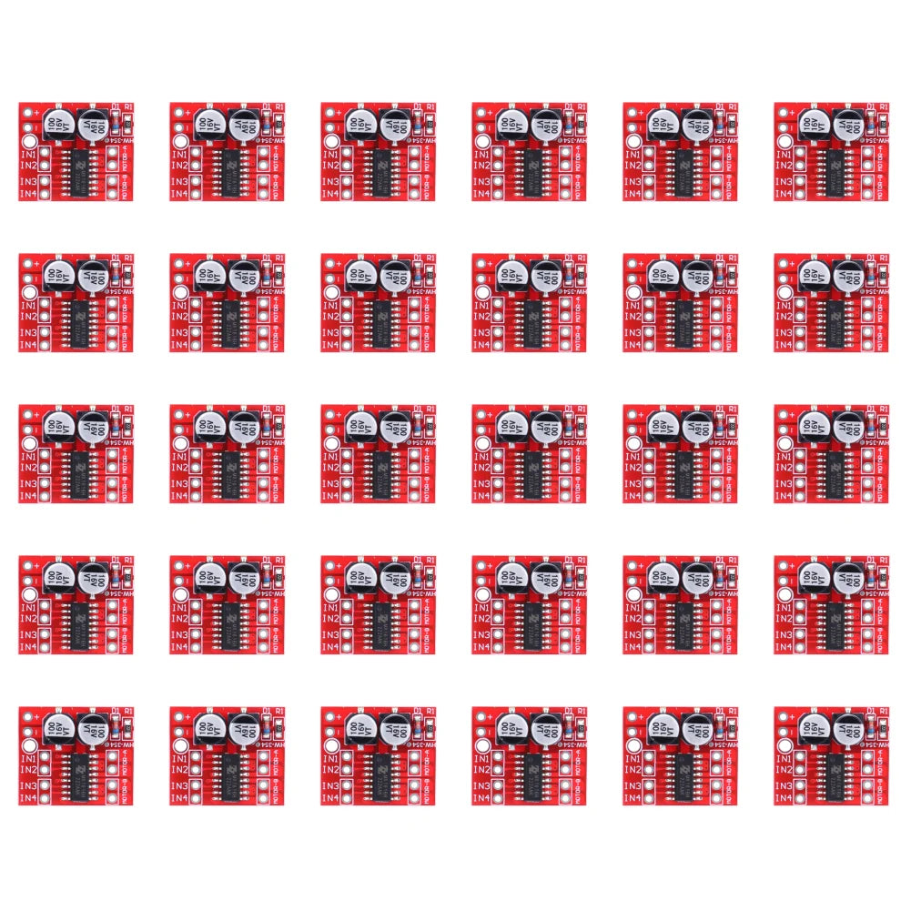 10/20/30Pcs L298N DC Motor Drive Controller Module PWM Speed Mini Stepping Motor Drive Board Dual H Bridge 2 Channel for Arduino
