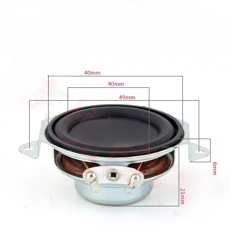 SOTAMIA 2Pcs 1.5 Inch Full Range Sound Speaker 40mm 4 Ohm 3W 8 Ohm 5W Bluetooth Speaker Home Theater HIFI Loudspeaker for Filp2