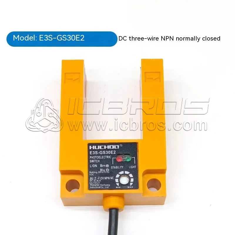 Inductive photoelectric U-shaped opposed sensor slot elevator level E3S-GS3E4 three wire four wire NPN/PNP24V