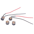 5/10pcs 5.5 X 2.1mm 5.5*2.5mm Convenient Snap Type DC Power Jack Socket Female Panel Mount Connector Port