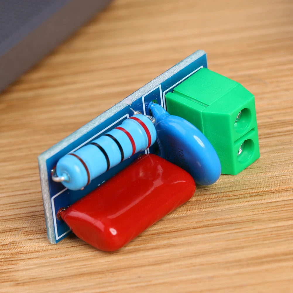 1/2/3pcs RC Absorption Circuit Module Relay Contact Protection Resistance Surge AC/DC 5V-400V Snubber Board