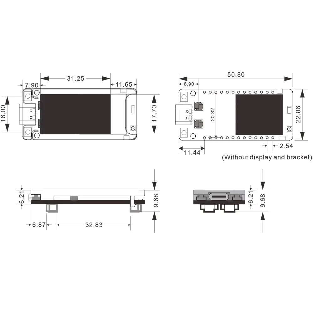 Heltec Mesh Node T114 nRF52840 SX1262 LoRa Meshtastic Board 868MHz 915MHz Ultra Low Power TFT Display Solar GPS Interface