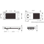 Heltec Mesh Node T114 nRF52840 SX1262 LoRa Meshtastic Board 868MHz 915MHz Ultra Low Power TFT Display Solar GPS Interface