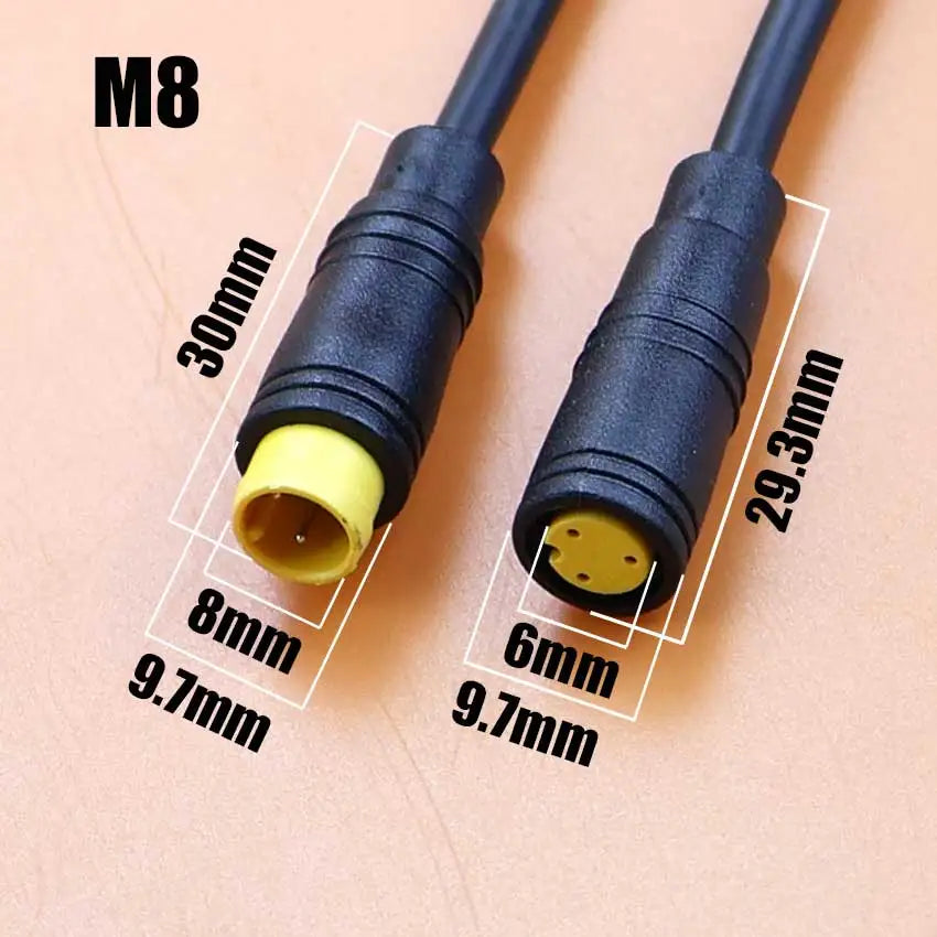1pcs M6 M8 Waterproof Wire Aviation Plug Connector 2 3 4 5 6 Pin Core Male to Female Electric Butt Adapter Cable Extension Cord