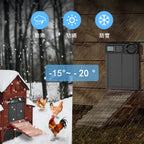 Upgraded 2nd Gen Automatic Pet Door Smart Timer Lift For Dogs Cats Cold Resistant Durable Pet House