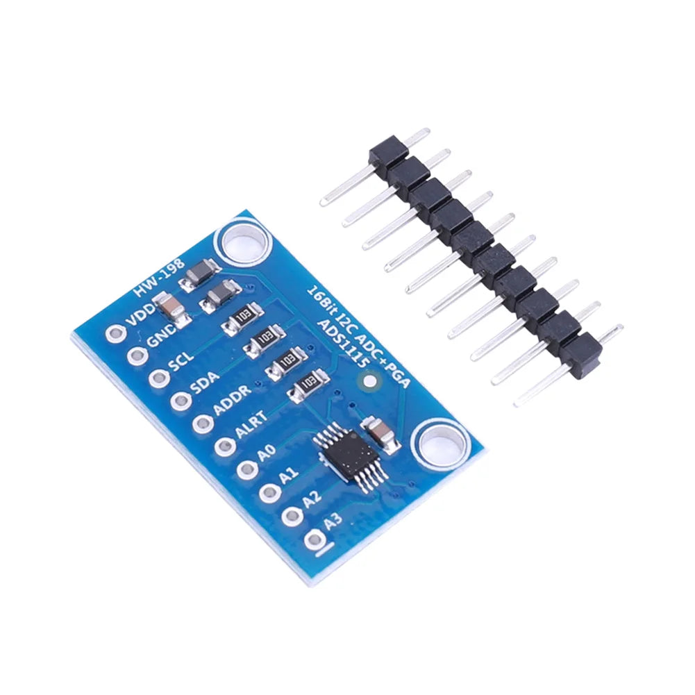 ADS1115 ADC Analog-to-Digital Converter Module with Programmable Gain Amplifier 16 Bit I2C 2.0V To 5.5V for Arduino Raspberry Pi