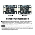 BME680 BME688 AI Air Quality Sensor Module with Temperature Humidity Pressure Detection Qwiic I2C Interface for IoT Smart Home