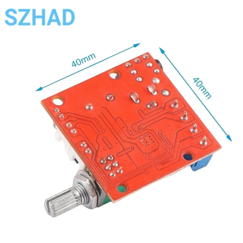 12V Mini Hi-Fi PAM8610 Audio Stereo Amplifier Board 2X10W Dual Channel D Class
