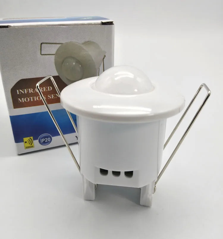 Intelligent Silent Dry Contact 12V-24V Ceiling Mini Embedded Infrared Human Body Motion Sensor Switch Reed Switch Signal