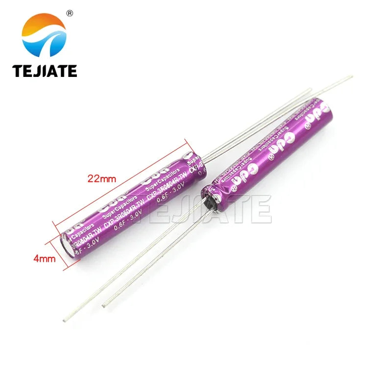 Farad capacitor 3V 1F/3.3F/10F/20/25F/60F reserve power capacitor for driving recorder