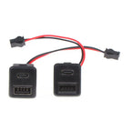 1/2/5Pcs Double Layer USB Female Base Type-C Socket With Cable Connector Female USB Lamp Charging Power Socket For Electronics