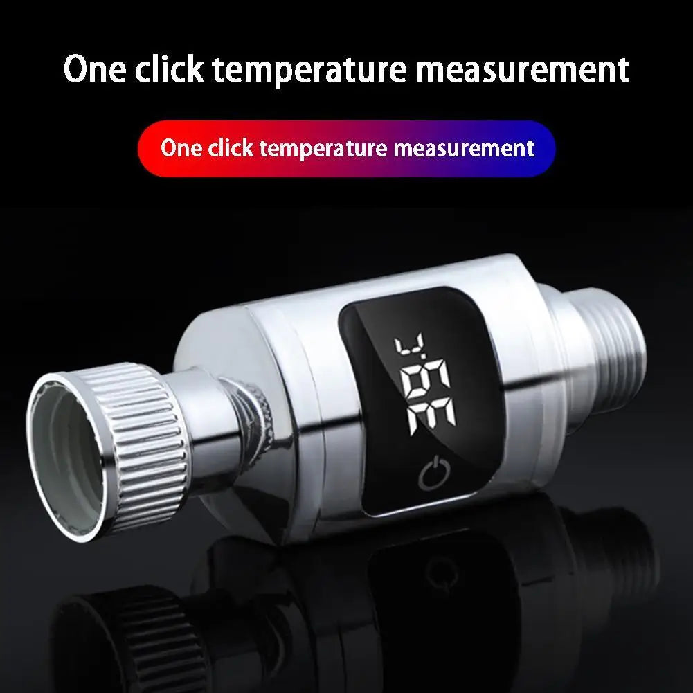 LED Digital Shower Pyrometer  Smart Sensor Swimming Pool Thermometer Hot Tub Spa Water Temperature Data Logger