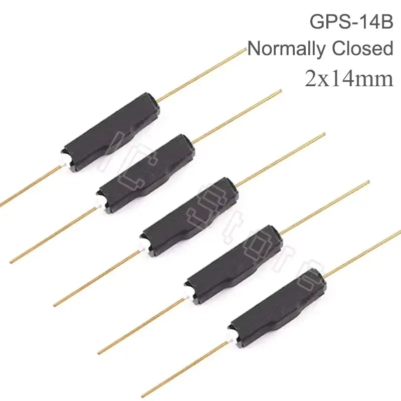 50PCS Magnetic Reed Switch Sensor GPS-11 GPS-14A GPS-14B MKA07101 MKA10110 MKA17101 Normally Open Normally Closed NO NC