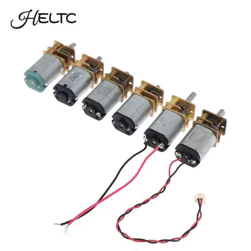Micro Mini N20 Gear Motor DC 3V -6V 5V 28RPM 60RPM 110RPM 300RPM Slow Speed Full Metal Gearbox Reducer Electric Motor DIY Toy
