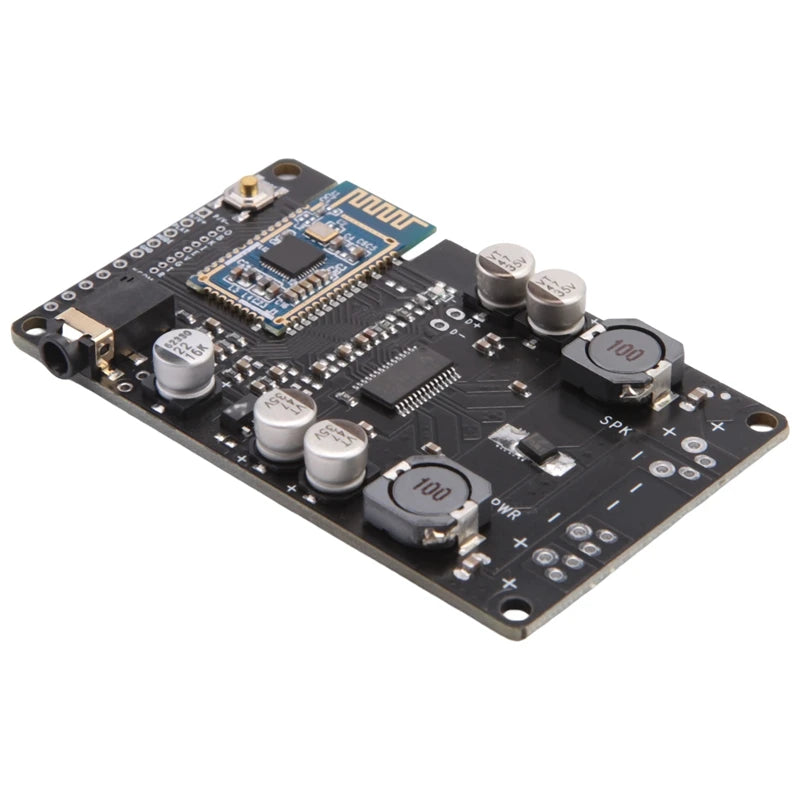 Bluetooth 5.0 Amplifier Board AUX 20W/30W Serial Port to Change Name Mono Stereo Module Amplificador (Support Call)-A22U