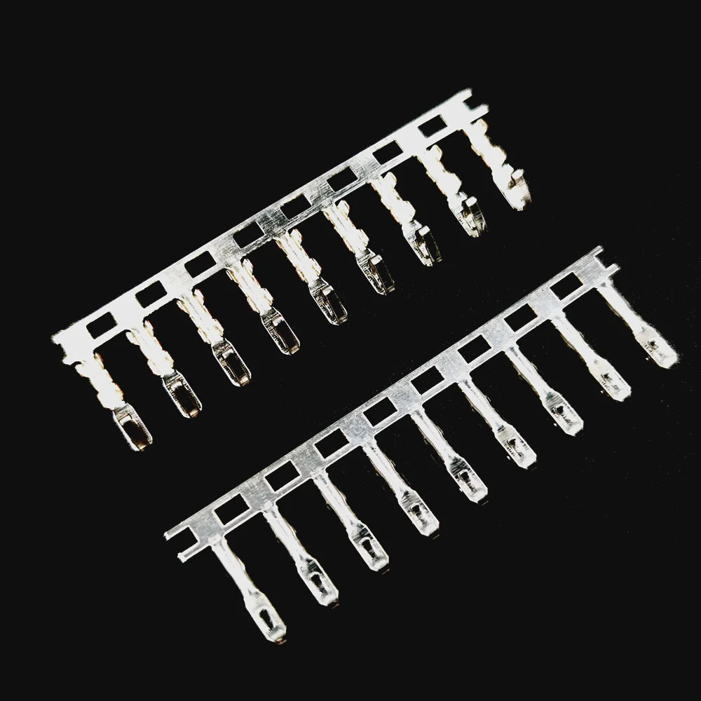 10Sets KF2510 Connector 2.54mm Straight / Curved Pin Header 2/3/4/5/6/7/8/9/10P ( Plug Male + Female + Terminal ) Kit