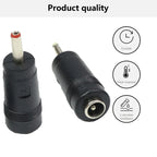 DC Power Male to Female Adapter 2.5x0.7mm 3.5x1.35mm 4.0x1.7mm 5.5x2.5mm 5.5x2.1mm 5.5x1.7mm 4.8x1.7mm Laptop Connector