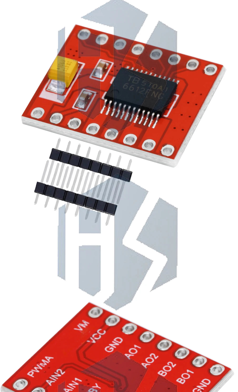 TB6612FNG Dual Motor Driver - 1A Motor Control Module for Arduino Microcontroller, Superior to L298N