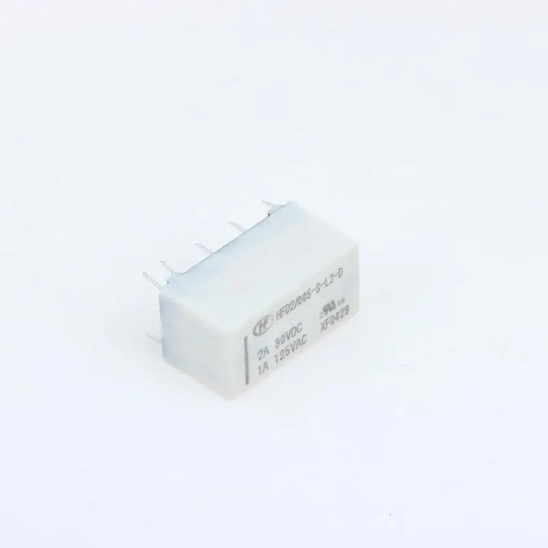 1Pc 12V Coil Bistable Latching Relay DPDT 30VDC 2A 1A 125VAC HFD2-005-S-L2-D Realy High Quality Home Improvement