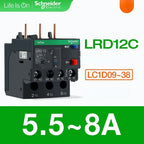 Schneider Thermal Overload Relay LRD12C LRD16C LRD21C LRD32C Relay Three-Pole Thermal Magnetic Trip 10A LC1D Overload Protection