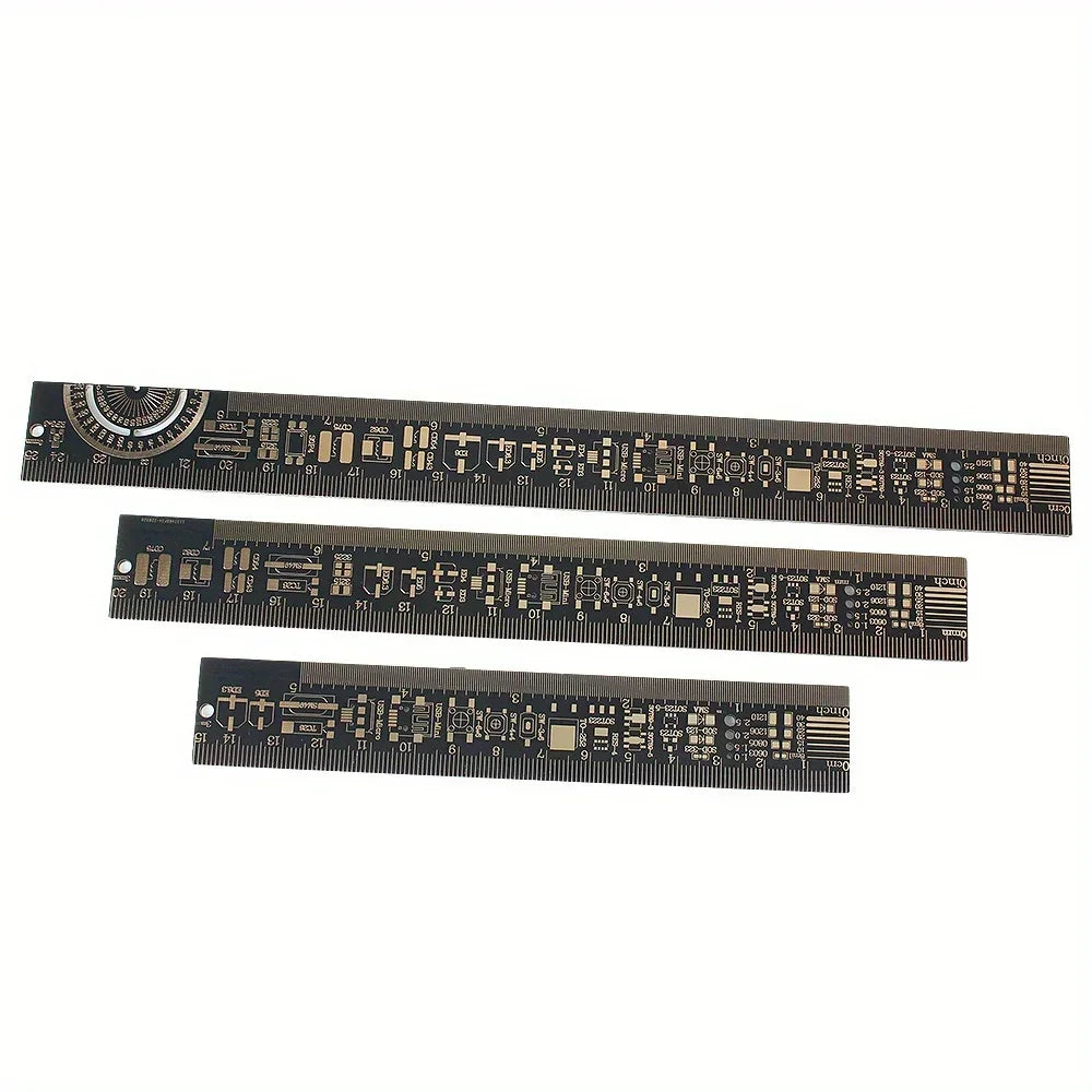 1/3pcs: Multifunctional B-Scale PCB Ruler with Units - Ideal for Engineers, Electronics Enthusiasts, and DIY Projects 15/20/25CM