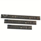 1/3pcs: Multifunctional B-Scale PCB Ruler with Units - Ideal for Engineers, Electronics Enthusiasts, and DIY Projects 15/20/25CM