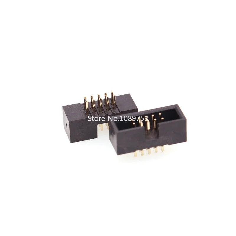 5Pcs DC3 1.27mm Pitch IDC Box Header Connector Straight Pin FC Cable Socket (8P-60P) PCB Board Terminal Block