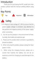 ToolkitRC M7 200W 10A DC Balance Charger Discharger for 1-6S Lipo Battery With Voltage Servo Checker ESC Tester Receiver LCD IPS