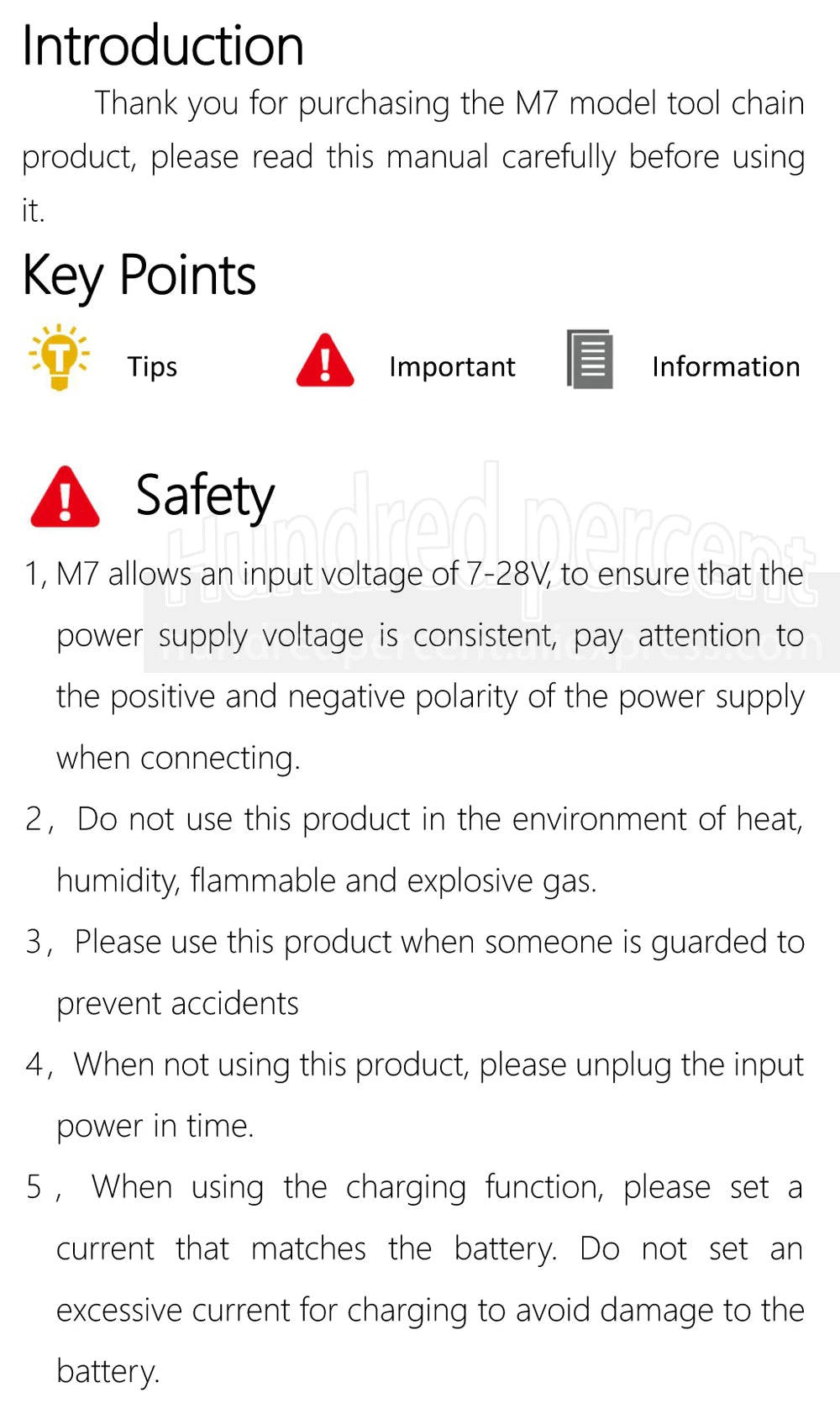 ToolkitRC M7 200W 10A DC Balance Charger Discharger for 1-6S Lipo Battery With Voltage Servo Checker ESC Tester Receiver LCD IPS