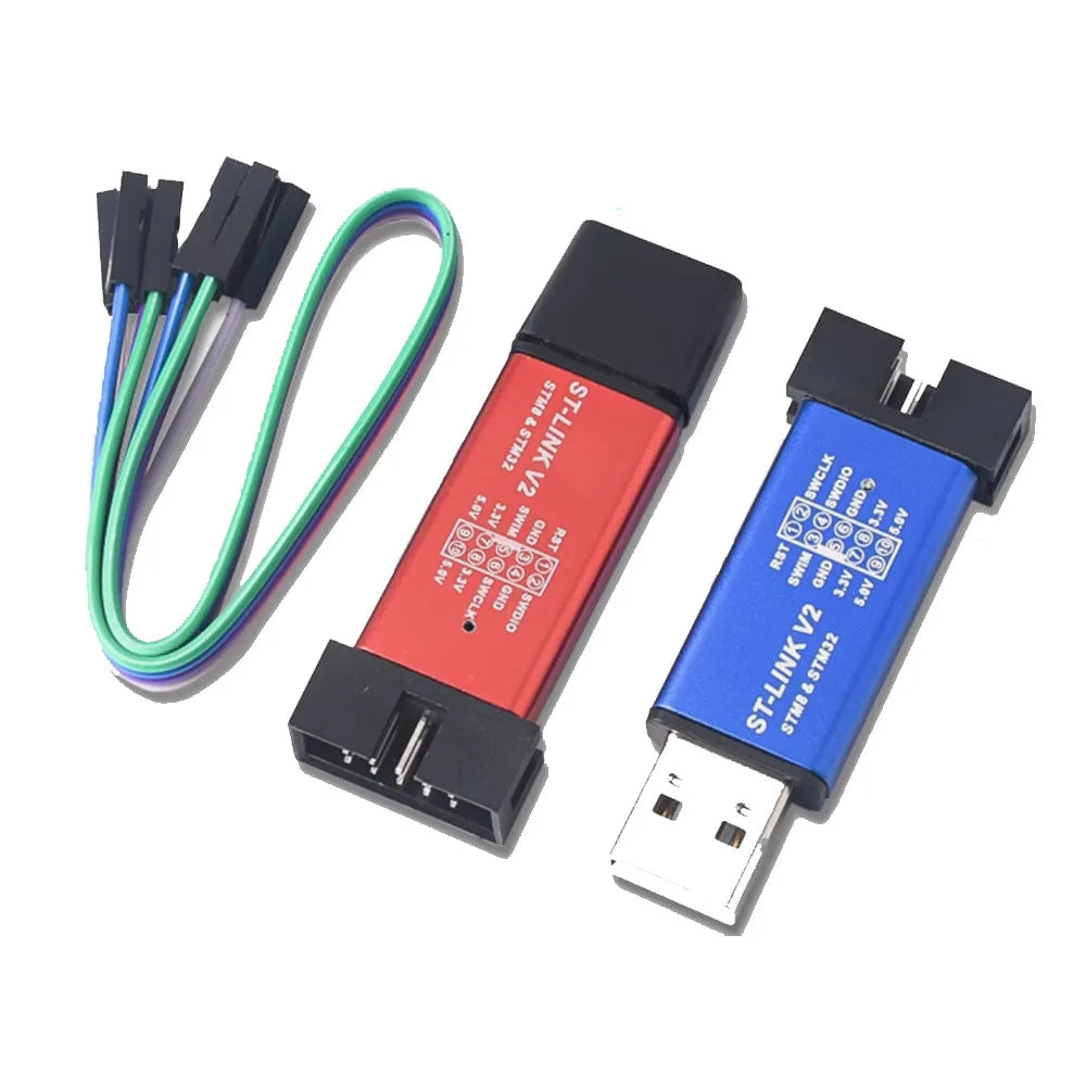 ST-Link V2 STLink Mini STM8 STM32 ST Link Simulator Download Programming With Cover