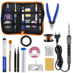 80W Digital Display Soldering Iron Set With Adjustable Temperature Tin Wire Multimeter Repair Tool With Soldering Iron Head