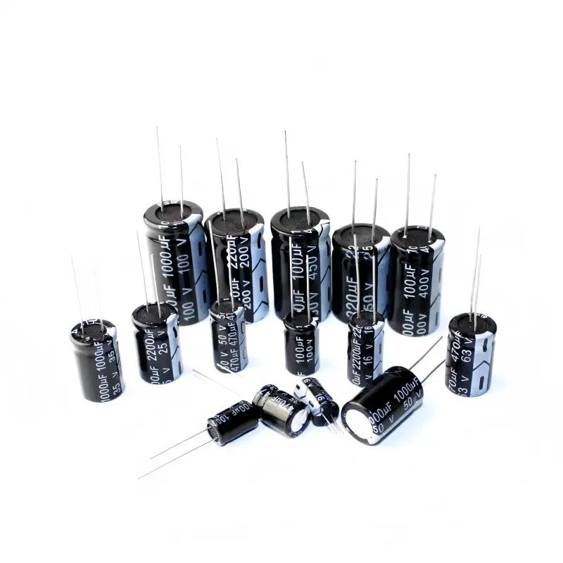 10V 16V 25V 35V 50V 63V 100V  DIP Aluminum Electrolytic Capacitor 100UF 220UF 330UF 470UF 680UF 1000UF 2200UF4700 10UF 22UF 47UF