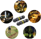 2pcs Waterproof Outdoor IP68 Electrical Cable Connector 2P3P4P M20 Plug 5-11mm Terminal Block External Power Cord Junction Box