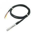 DS18B20 Temperature Sensor Module Kit Waterproof 1M 1-5M Digital Sensor Cable Stainless Steel Probe Terminal Adapter for Arduino