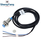 1/2/5pcs TZT NJK-5002C Hall Effect Sensor Proximity Switch NPN 3-Wires Normally Open + Magne