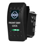 12V/24V Marine Rocker Switch Green LED SPST ON-OFF & DPDT ON-OFF-ON Momentary Toggle for 4x4 Off-Road RZR ATV ARB Carling Style