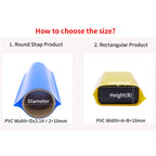 1/3/5M PVC Heat Shrink Tube 18650 Lipo Battery Pack 305mm ~ 580mm Insulated Protection Film Wrap lithium Case Cable Sleeve Blue