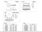 10pcs 51146 1.25mm Ultra-thin Terminal Wire 15cm A1254 MOLEX SMD  2p 3p4p MX1.25 A1250AWB Horizontal Housing Wafer LCD Connector