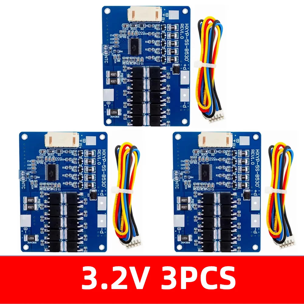 1~5PCS 5S 18V 21V 30A 45A BMS Lithium Battery Charging Protection Board NTC ,Balancing Function, and Temperature Protection